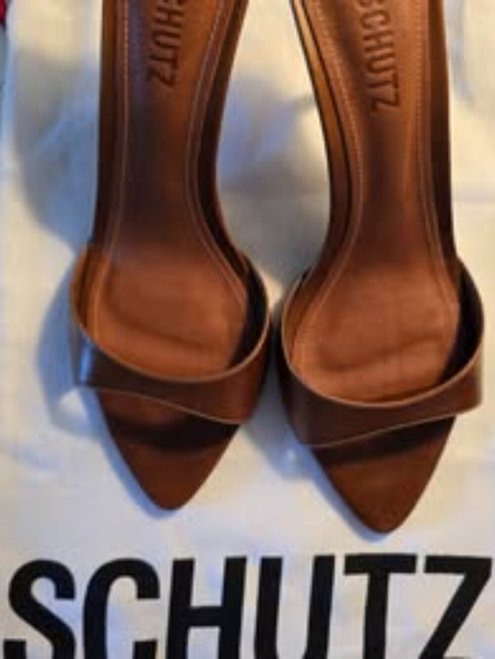 Schutz Elodie Leather Sandal - Women Size 8.5 - Picture 5 of 10